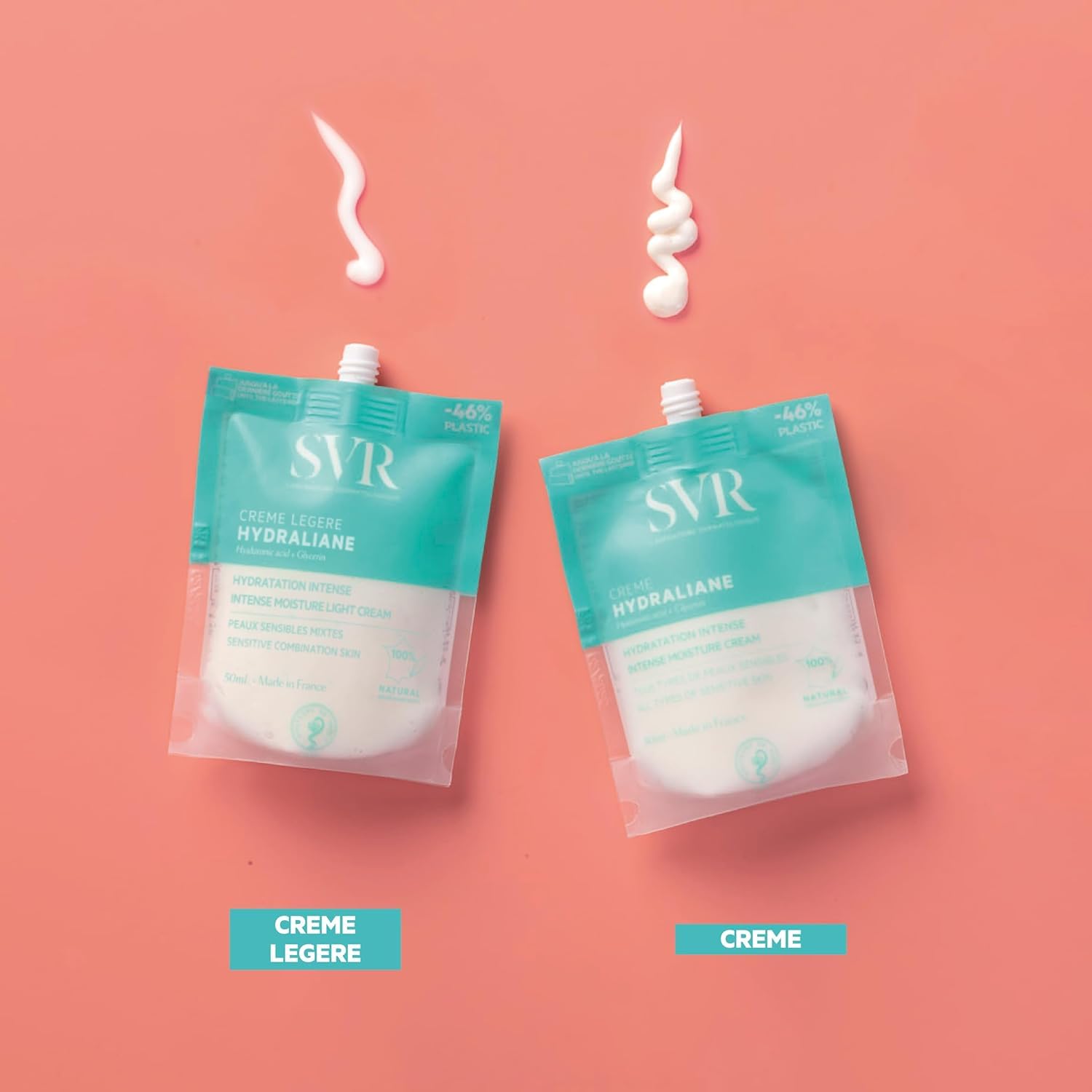 Svr Hydraliane Moisturizing Cream for Dry & Sensitive Skin - Intense Hydration, 50ml