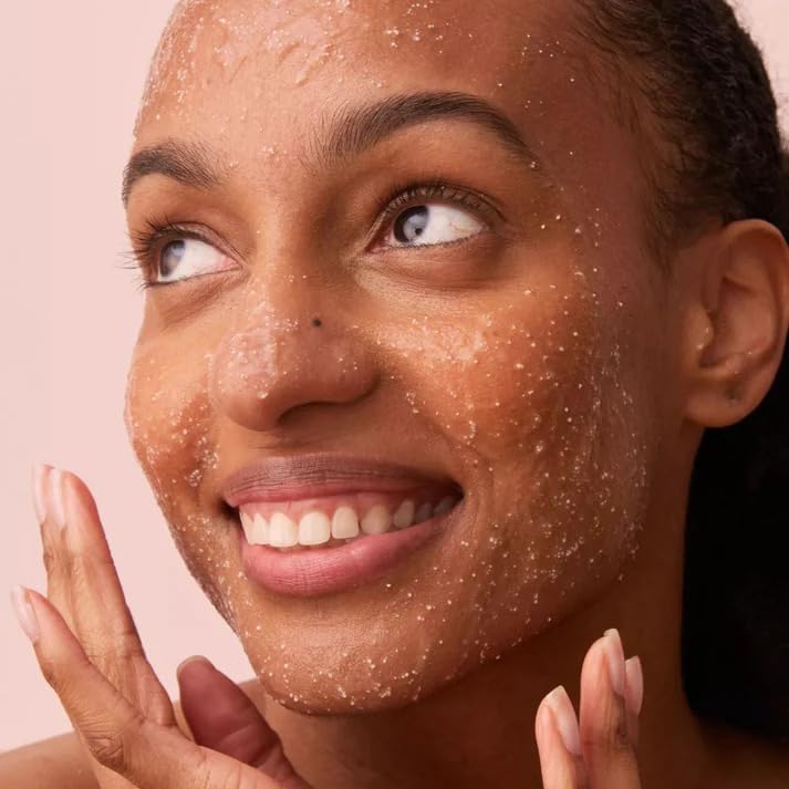 Topicrem Gentle Exfoliating Scrub for All Skin Types - Soap-Free, Jojoba Beads, 200ml