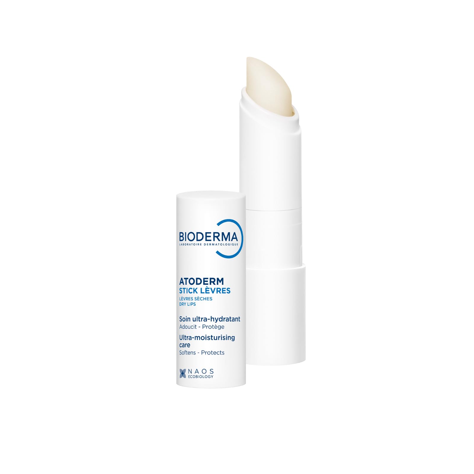 Bioderma Atoderm Lip Care Stick for Dry & Sensitive Lips - Moisturizing, Protective, Convenient Stick Form | Lip Care, Dry Lip Treatment