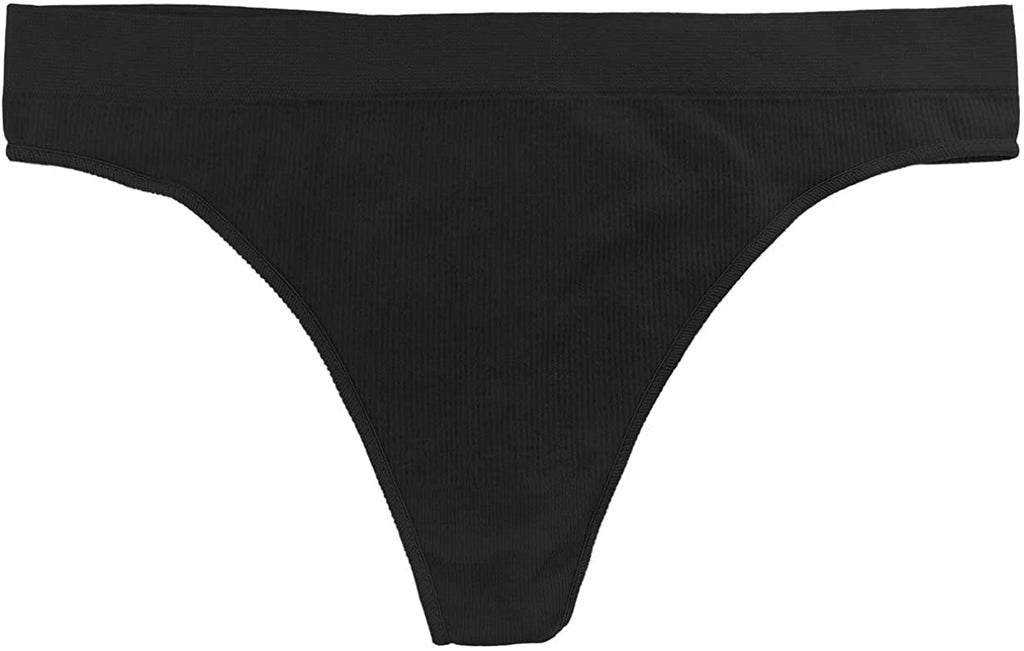 Love Libby Panties Seamless Ribbed Tag Free Thong - Buy More Save More — fabric or material detail