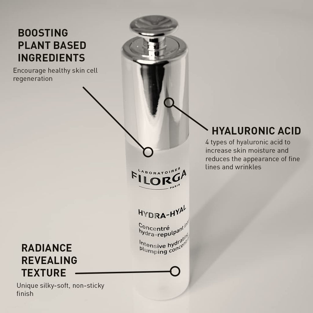 Filorga Hydra-Hyal 5 Hyaluronic Acid Hydrating Serum - Anti-Aging Moisturizer for Dry Skin