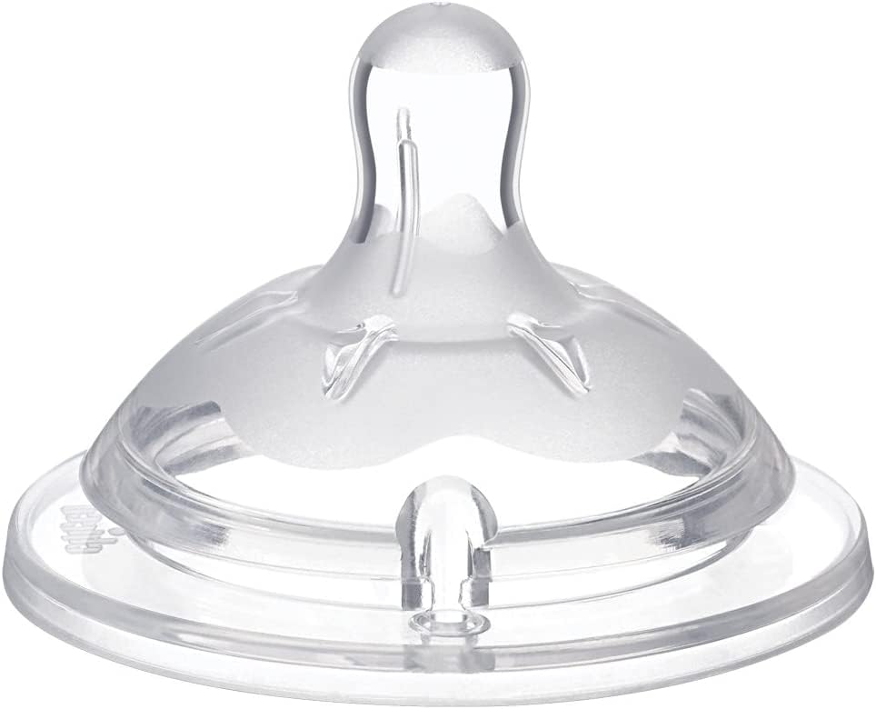 Chicco Natural Feeling Baby Bottle Nipple for 4 Months+ - Flexible, Comfortable, and Natural Feeding Experience