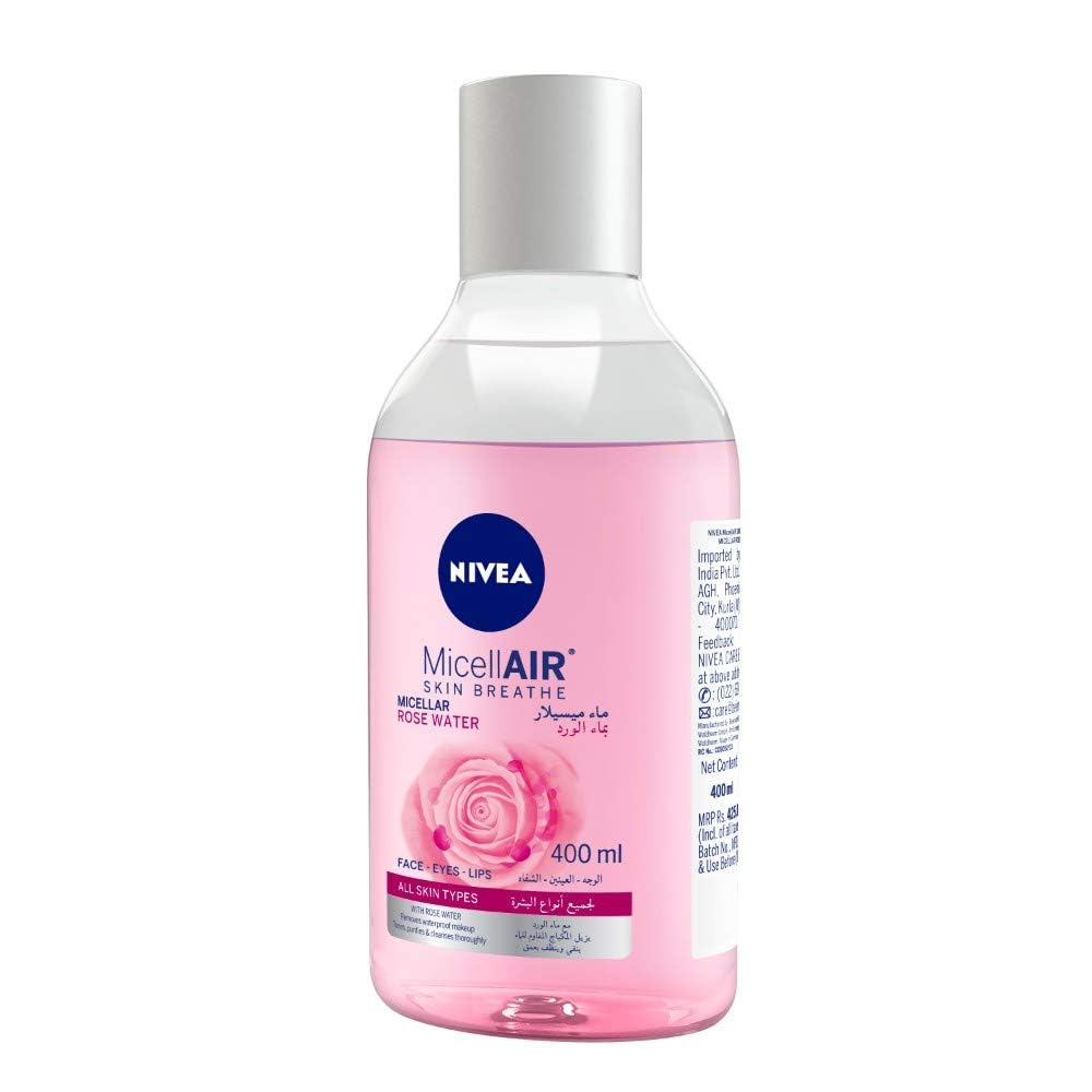 Nivea Waterproof Micellar Cleansing Water 400ml - Oil-Free Formula