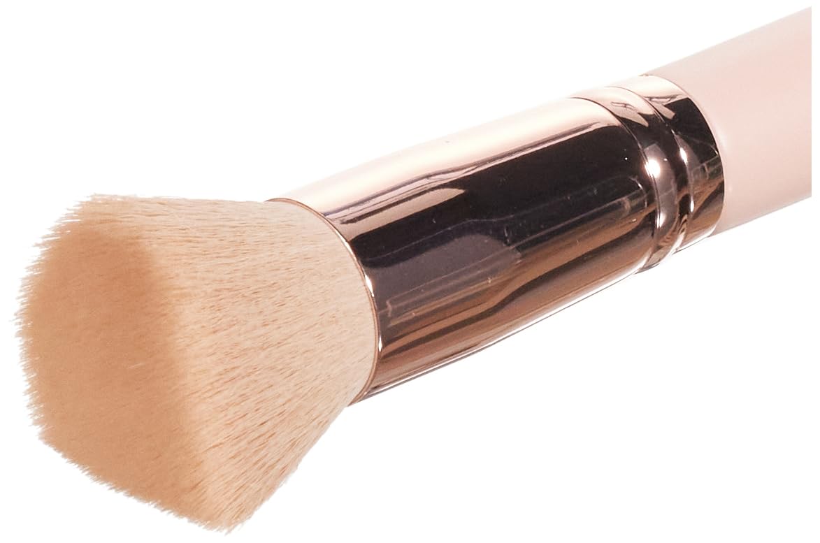 Nascita Soft Colors Kabuki Foundation Brush - 353: Anti-Bacterial, Synthetic Bristles for Flawless Liquid Foundation Application