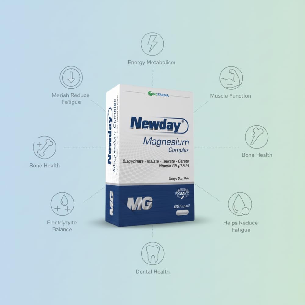 Newday Magnesium Complex - 60 Capsules