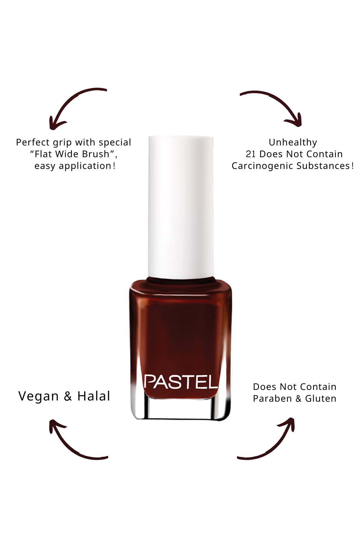 Pastel Nail Polish 15ml - Fashion Colors | Cruelty Free & Vegan