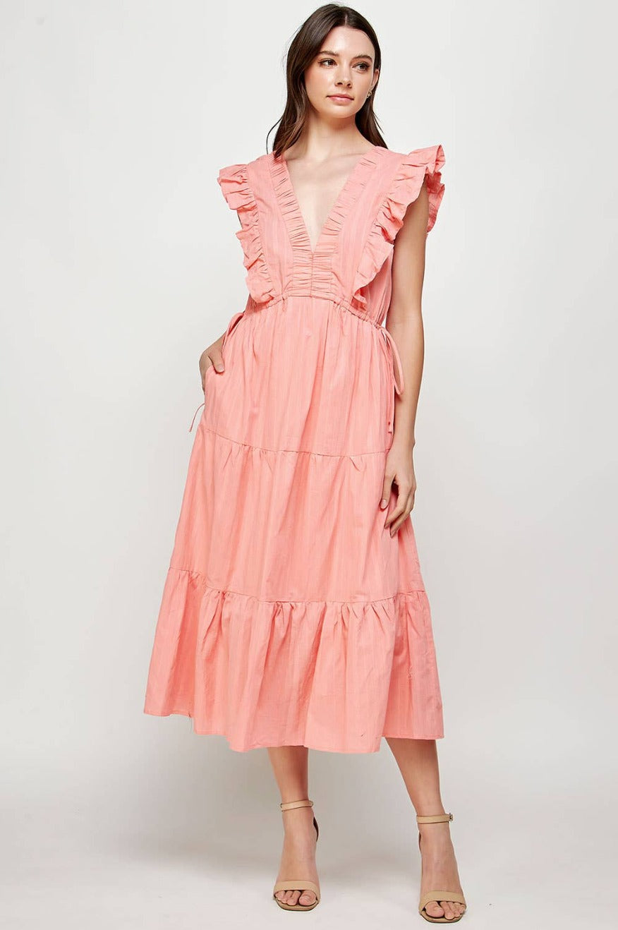 Pretty Little Patriot Pretty Little Patriot Pastel Pink Tea Party dress — main product shot