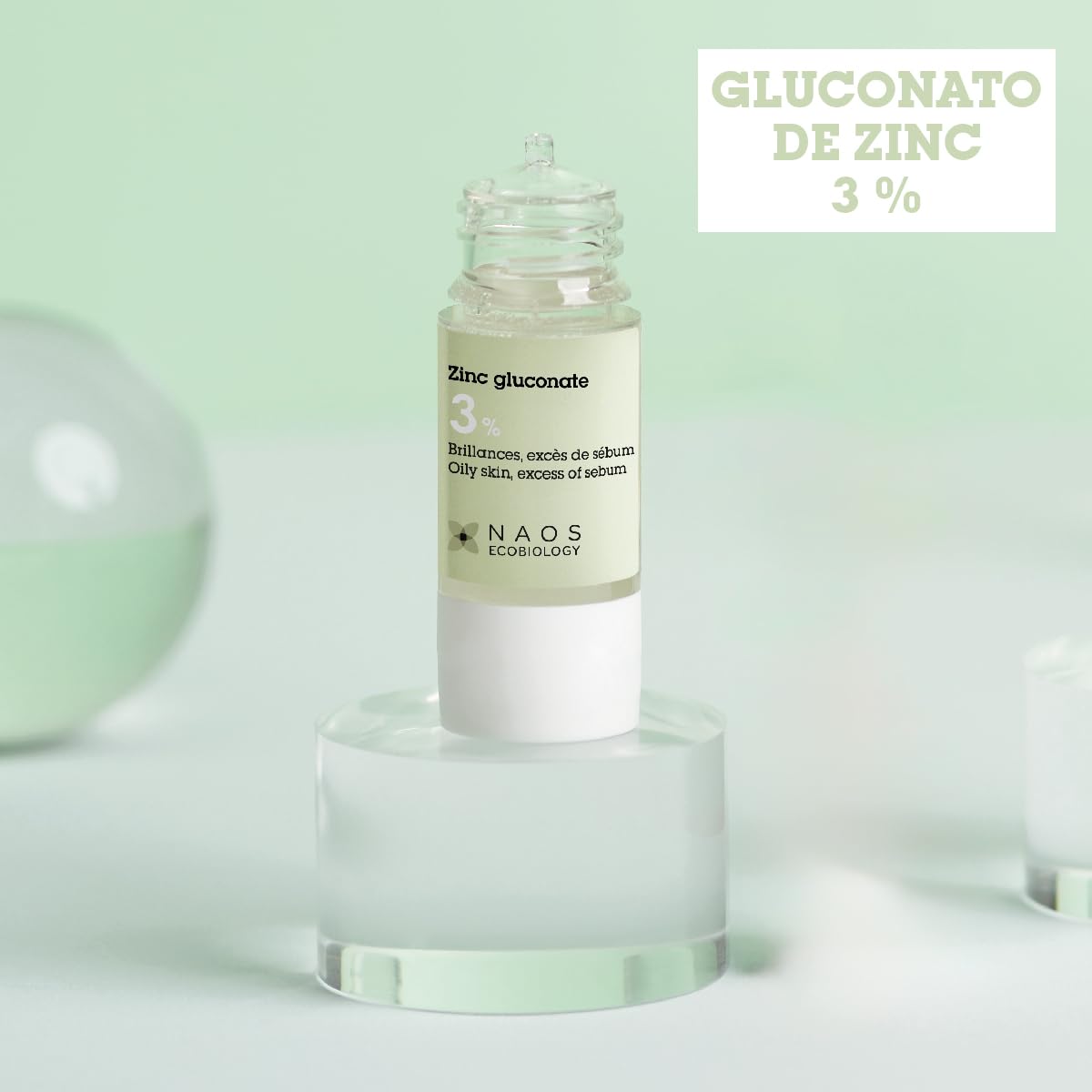 Etat Pur Zinc Gluconate Anti-Shine Serum for Oily and Mixed Skin - 0.51 fl oz
