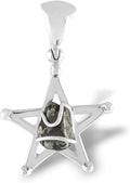Just Neat Stuff Starborn Campo del Cielo Meteorite Star Pendant in Sterling Silver — main product shot