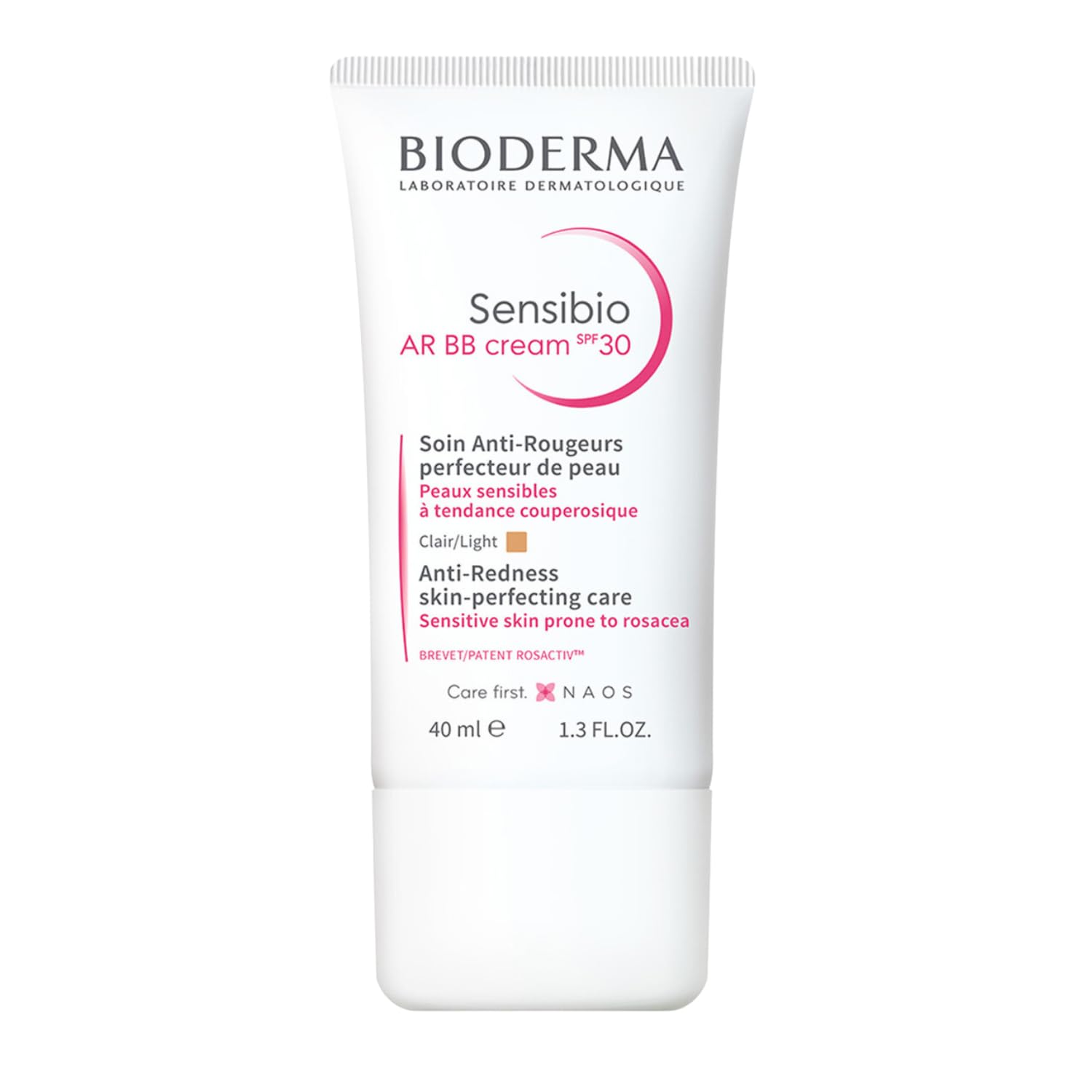 Bioderma Sensibio AR BB Cream SPF30 - Redness Relief for Sensitive Skin, Moisturizing BB Cream