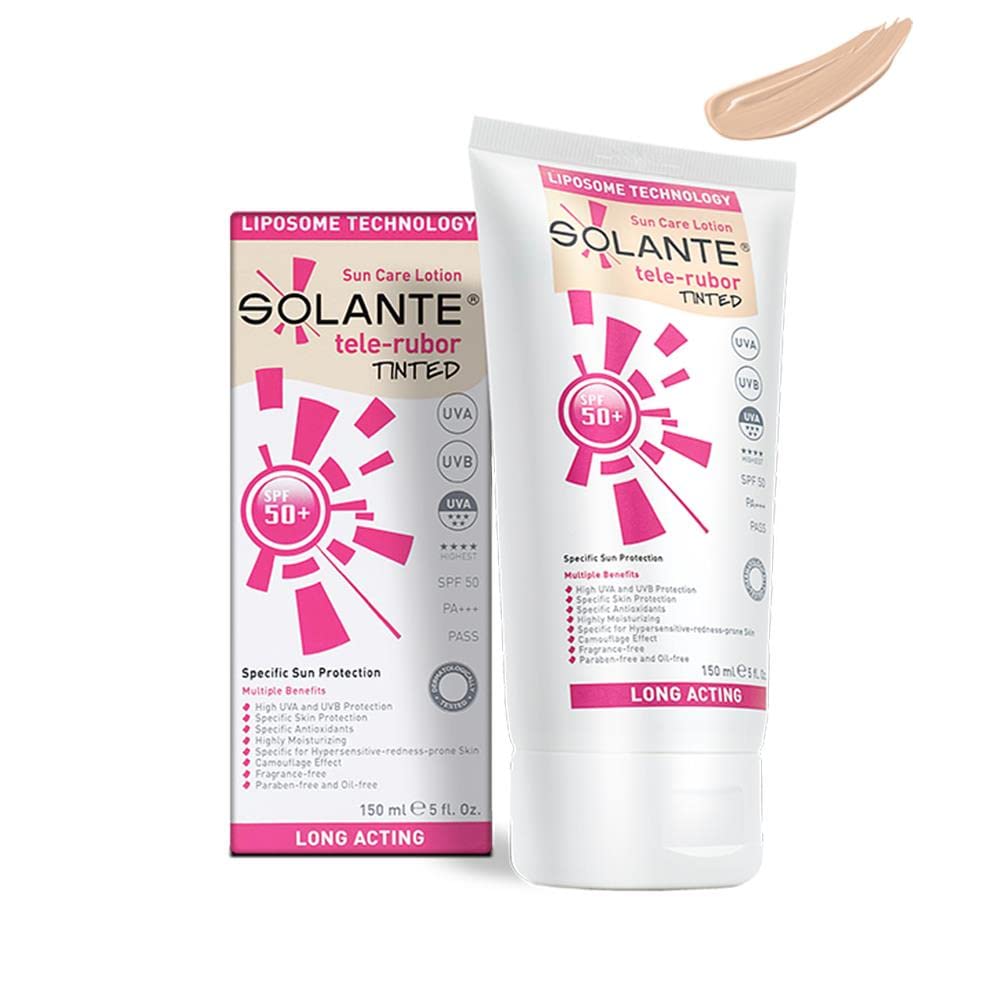Solante Tele-Rubor Tinted Sun Care Lotion Spf 50+ 150ml