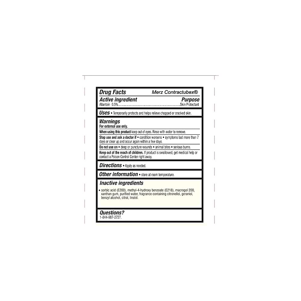 Contractubex 120 g Gel For Scars - Surgical, Burn and Acne Scars