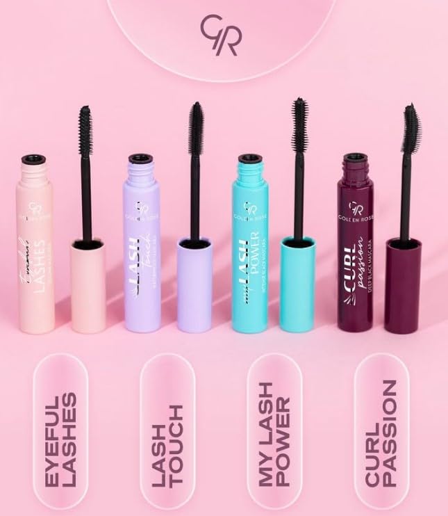 Golden Rose Flash Lash Mascara No:08 Mocha Brown - Waterproof Formula | Rich Pigment