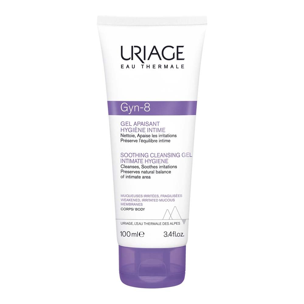 Uriage Gyn-8 Soothing Cleansing Gel Intimate Hygiene 3.4 Ounce