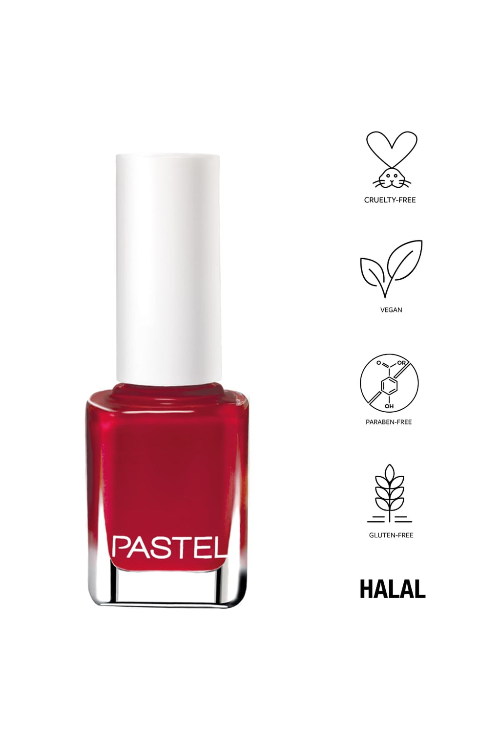 Pastel Vegan Nail Polish - Cruelty Free, 13ml - Pastel Colors