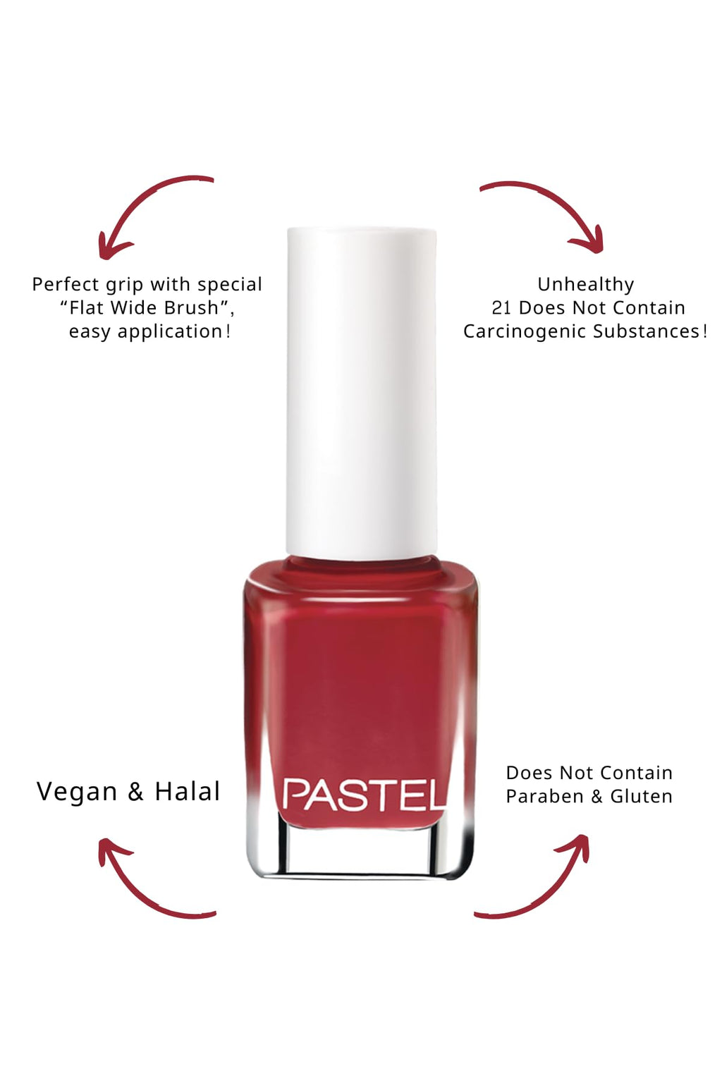 Nail Polish Pastel 46 Nail Polish - 13ml Unique Pastel Shade for Nail Care