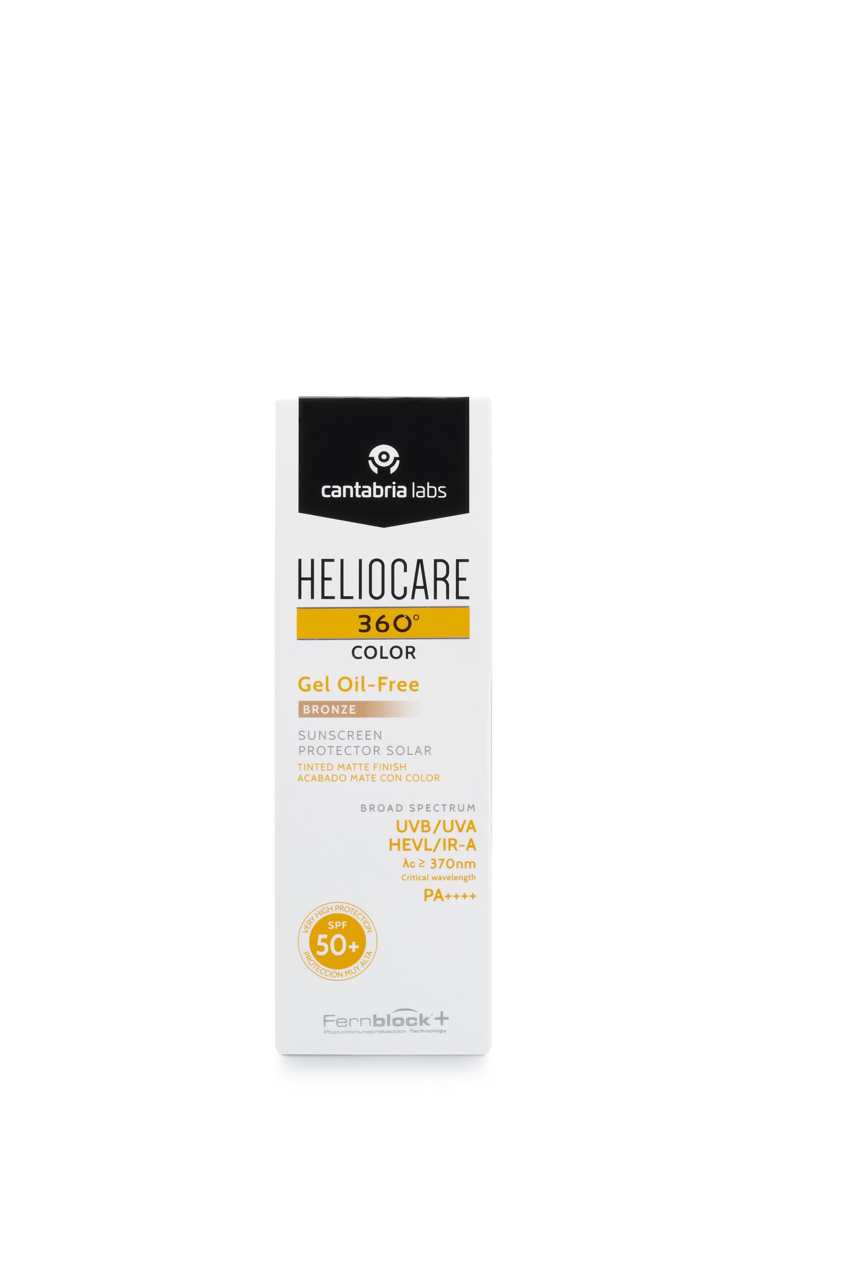 Heliocare 360 Gel Oil Free Bronze Spf 50 50ml