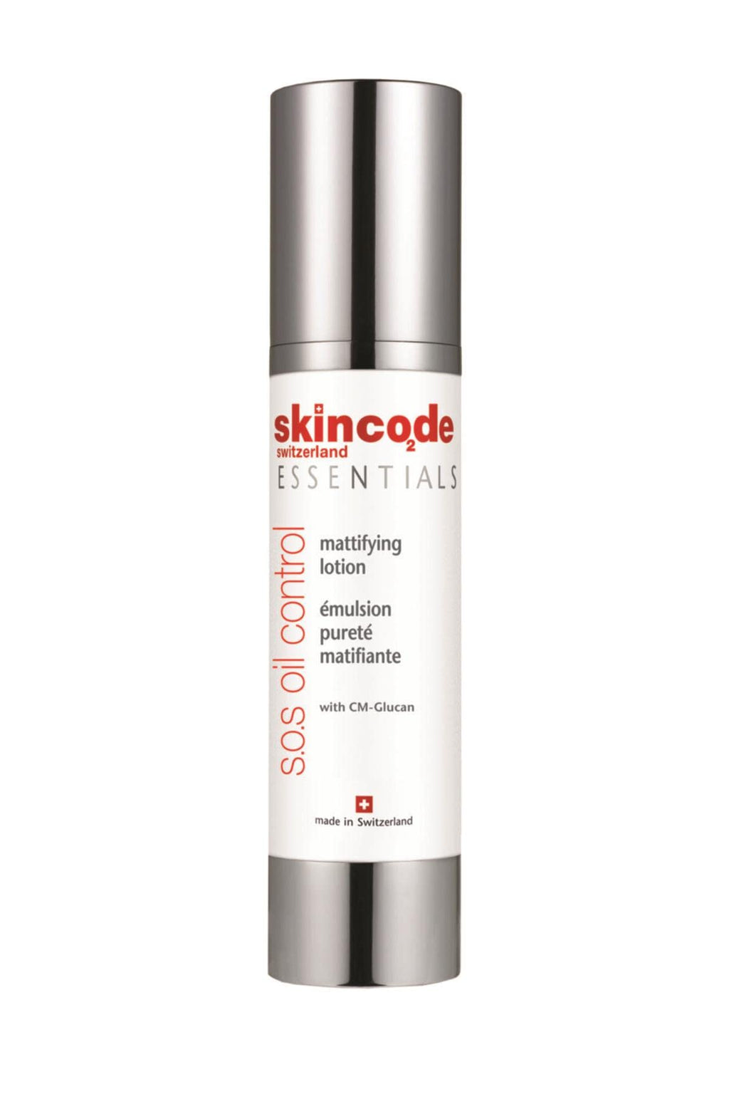 Skincode SOS Oil Control Mattifying Lotion 50ml - Oil-Free, Matte Finish for Oily Skin