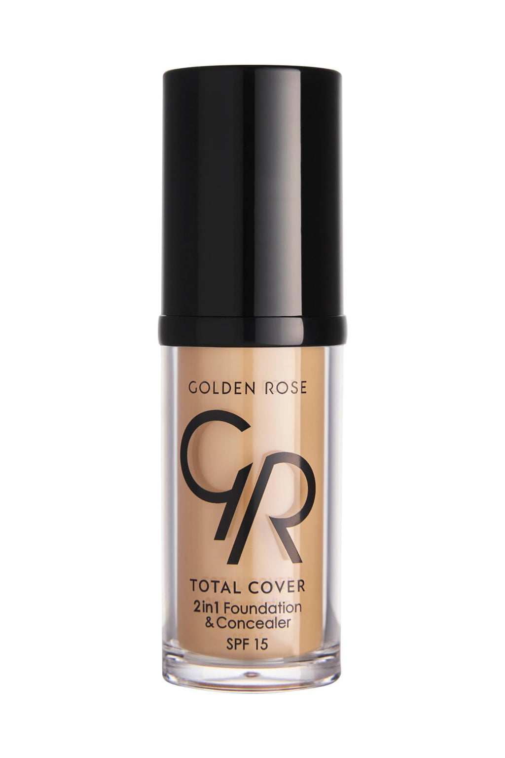 Golden Rose Total Cover 2in1 Foundation & Concealer - Shade 21 | Lightweight Formula