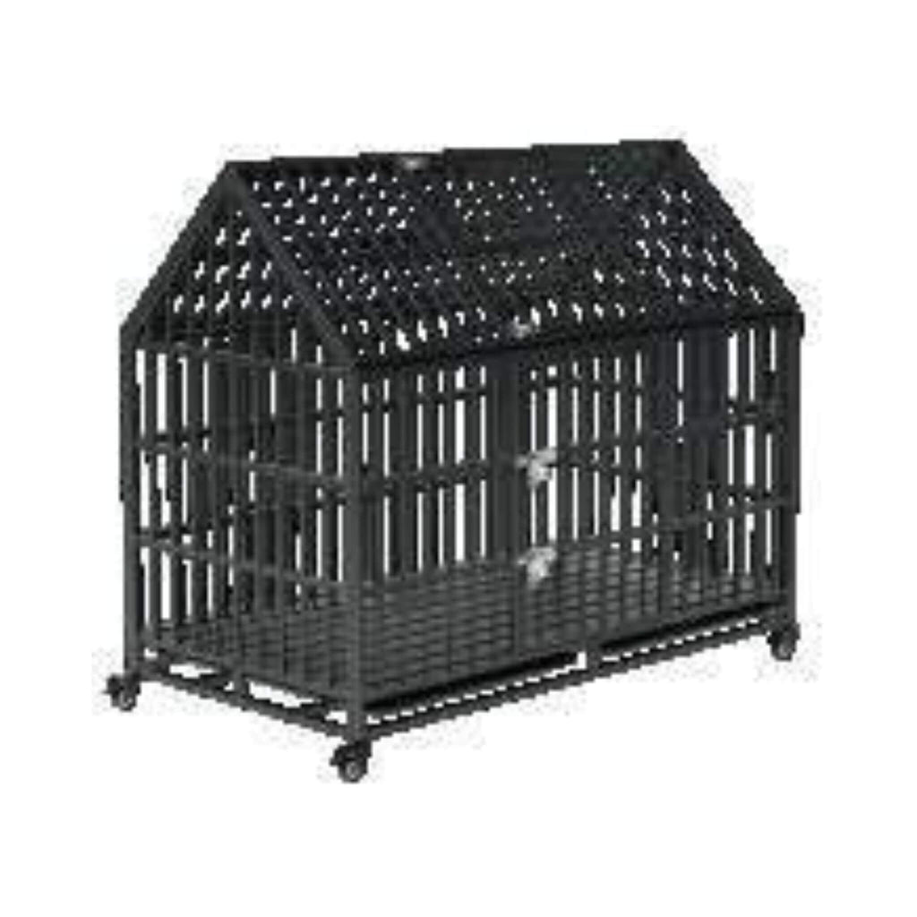 52-Inch Heavy-Duty Dog Crate With Roof Top Escape Proof Design (SAK90267) – SAKSBY WHOLESALE, view 8