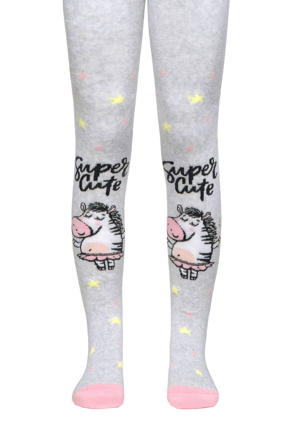 TheRanok.com Conte-Kids Cotton Terry Tights - Sof-Tiki 521 — back view