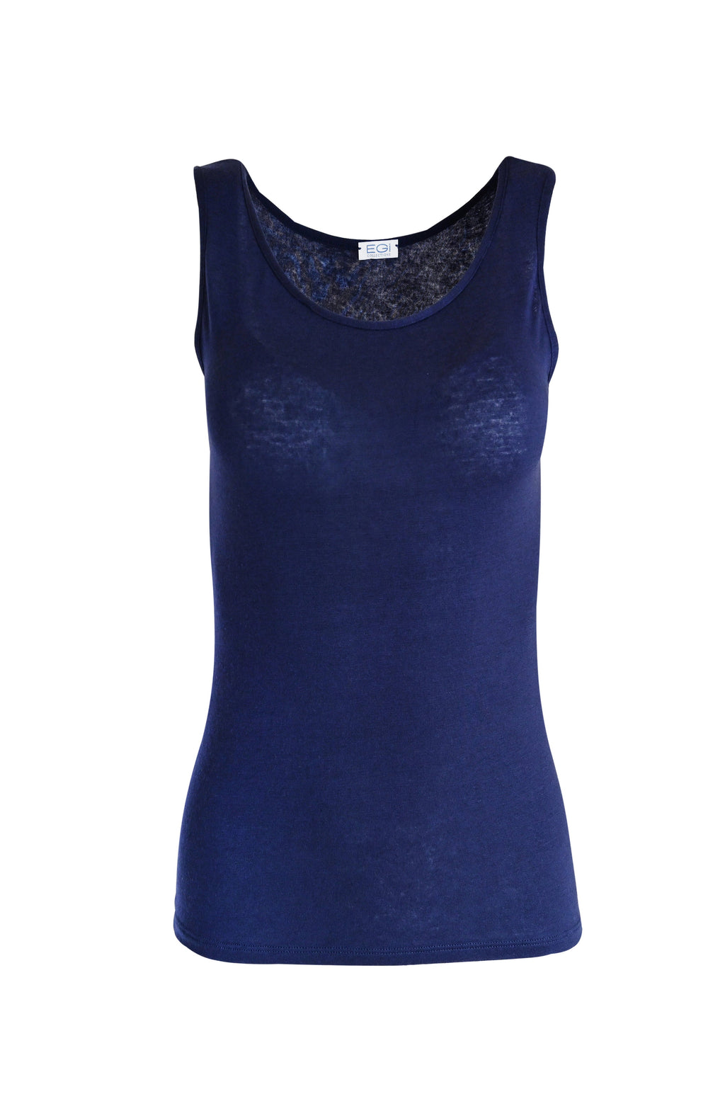 tittimitti EGI Exclusive Collections Women's Modal Cashmere Blend Tank Top. Proudly Made in Italy (5219) — side view