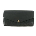 Bolt Boutique Louis Vuitton Monogram Empreinte Portefeuille Black Leather Wallet #5297 — main product shot