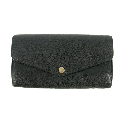 Bolt Boutique Louis Vuitton Monogram Empreinte Portefeuille Black Leather Wallet #5297 — main product shot