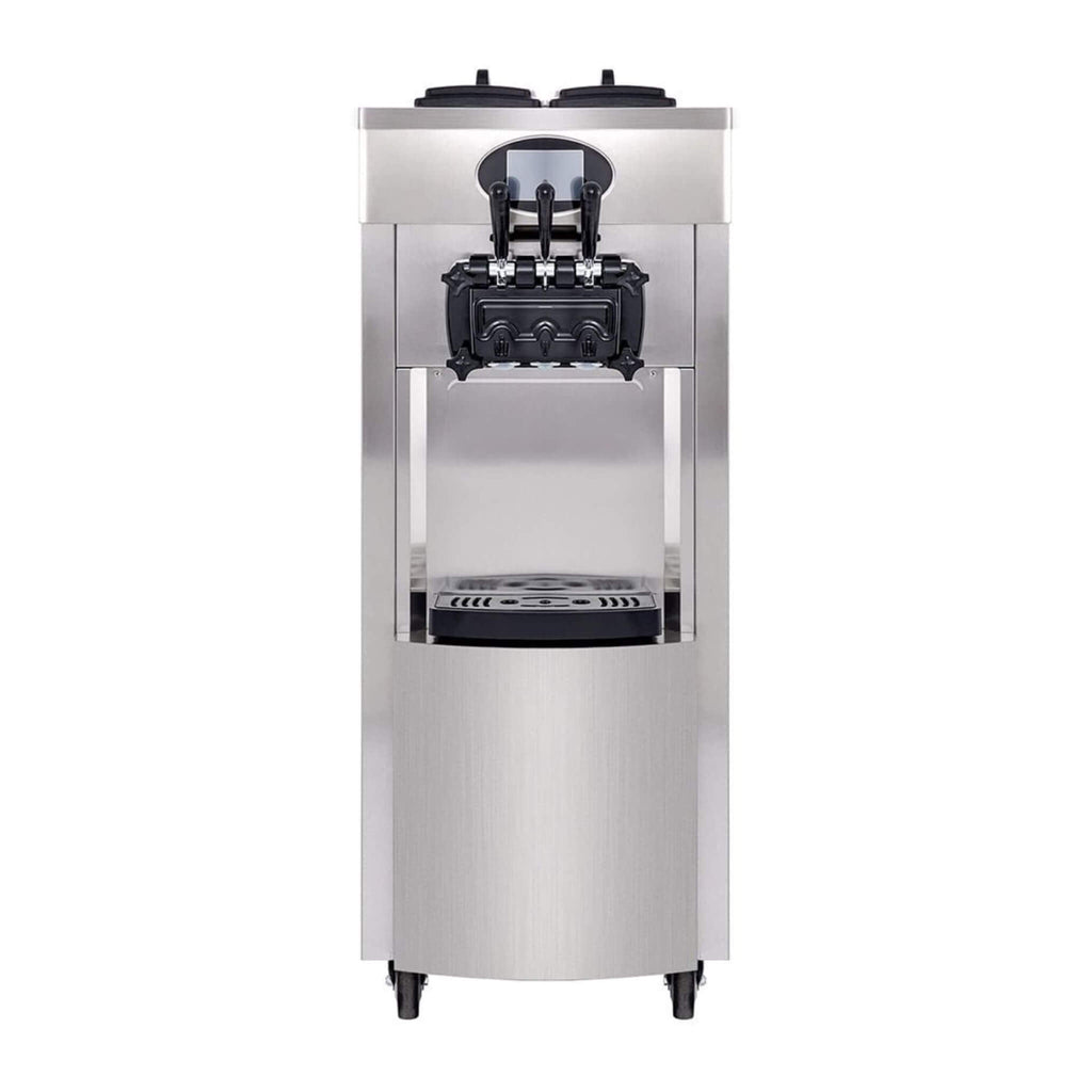 53-Inch Freestanding 3-Flavors Commercial Soft Serve Yogurt Ice Cream Machine Maker With Auto Clean (SAK74031) – SAKSBY WHOLE
