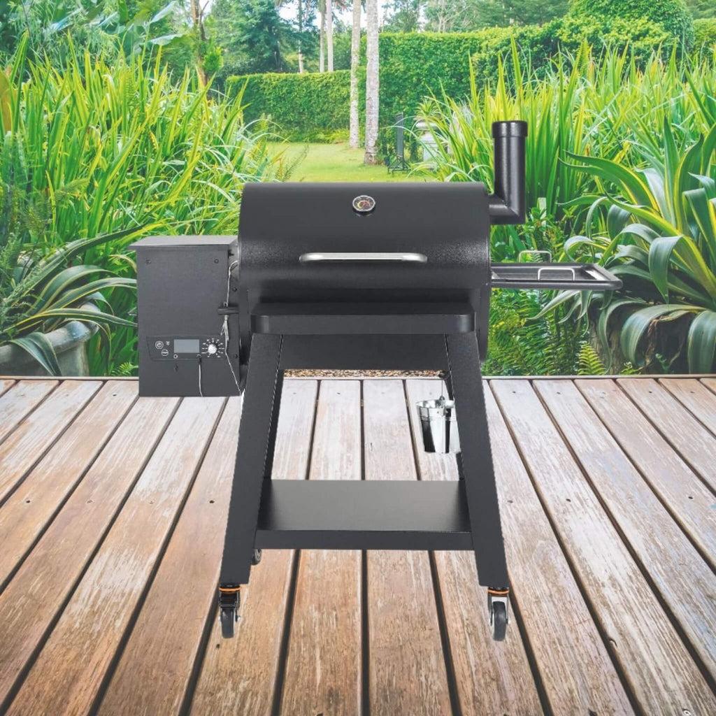 53-Inch Heavy-Duty Portable Wood Pellet BBQ Grill With Cart (SAK93641) – SAKSBY WHOLESALE, view 15