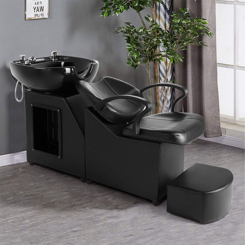 53-Inch Large Premium Salon Barber Backwash Shampoo Chair W/ Bowl, Sink & Footrest (SAK18745) – SAKSBY WHOLESALE, view 11