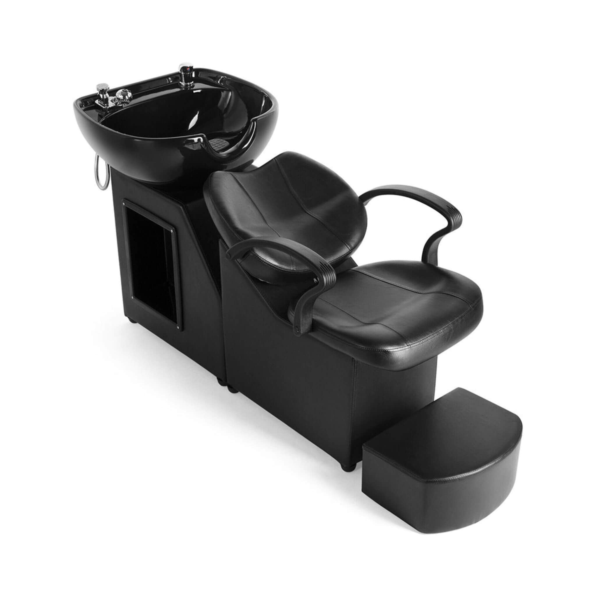 53-Inch Large Premium Salon Barber Backwash Shampoo Chair W/ Bowl, Sink & Footrest (SAK18745) – SAKSBY WHOLESALE, view 4
