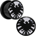 BodyCandy 9/16 Licensed Hawkeye Logo Acrylic Screw Fit Plugs Set — main product shot