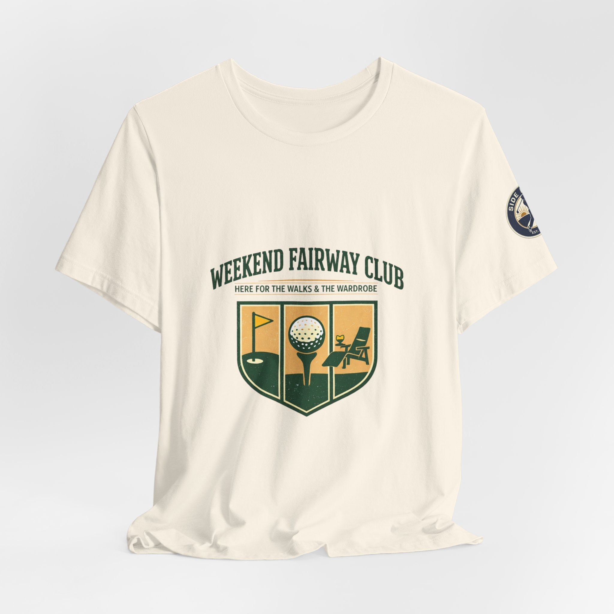 Tristan’s Treehouse Weekend Fairway Club Tee | golf aesthetic, country-club core — product on model