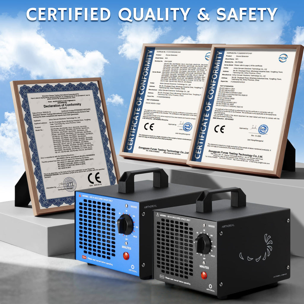 MA5000 Ozone Generator, Replaceable Ozone Plate Option – Airthereal, view 10