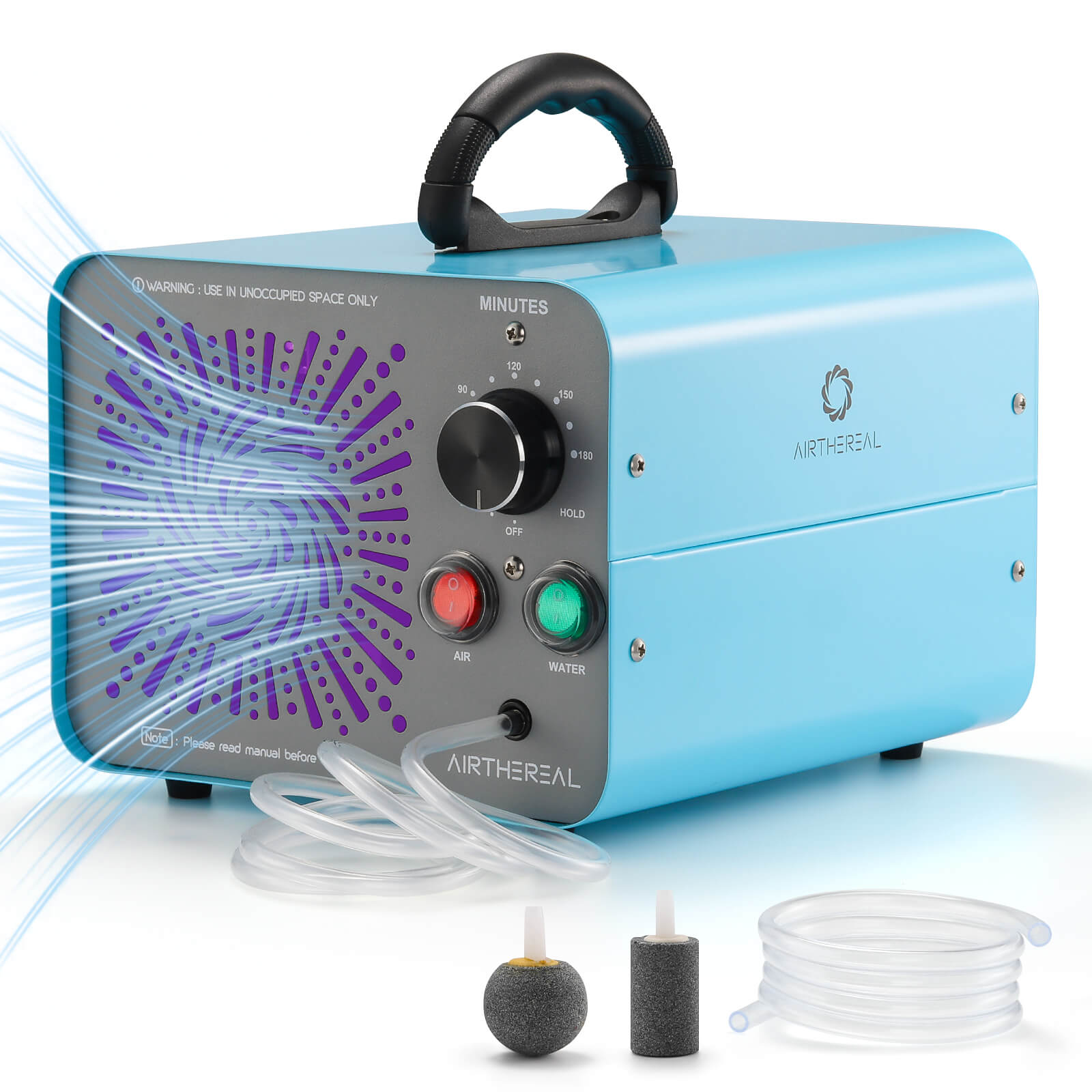 MA25L Dual-Mode Ozone Generator for Air & Water – Airthereal, view 2