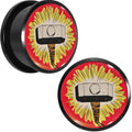 BodyCandy 7/8 Licensed Thor Hammer Logo Acrylic Screw Fit Plugs Set — main product shot