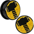 BodyCandy 1 inch Licensed Hammer of Thor Acrylic Screw Fit Plugs Set — main product shot