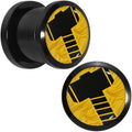 BodyCandy 7/16 Licensed Hammer of Thor Acrylic Screw Fit Plugs Set — main product shot