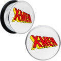 BodyCandy 7/8 Licensed X-Men Single Flare Steel Tunnel Plugs Set — main product shot