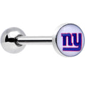 BodyCandy Officially Licensed NFL New York Giants Barbell Tongue Ring — main product shot