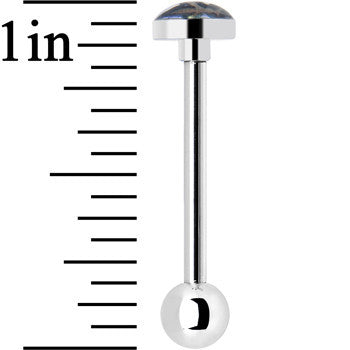 BodyCandy Officially Licensed NFL New Orleans Saints Barbell Tongue Ring — lifestyle context
