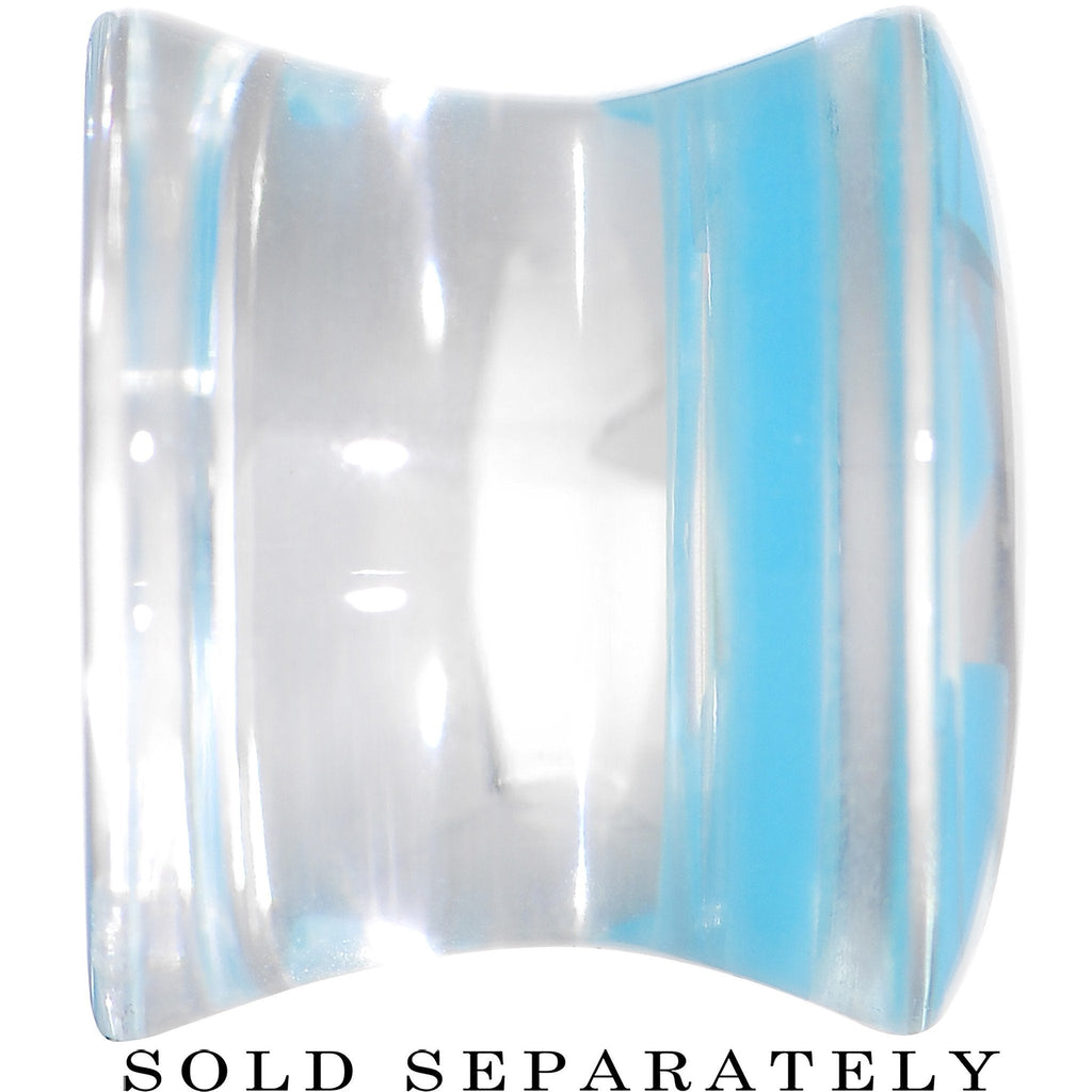 BodyCandy Clear Light Blue Acrylic Wish on a Star Saddle Plug 2G to 20mm — lifestyle context