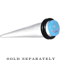 BodyCandy Clear Light Blue Acrylic Set Sail Nautical Anchor Taper 0G to 20mm — main product shot