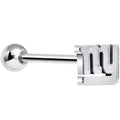 BodyCandy Officially Licensed NFL 3D New York Giants Barbell Tongue Ring — main product shot