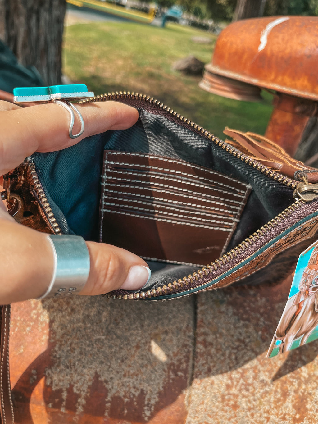 Haute Southern Hyde The Waylon Wristlet a Haute Southern Hyde by Beth Marie Exclusive — side view