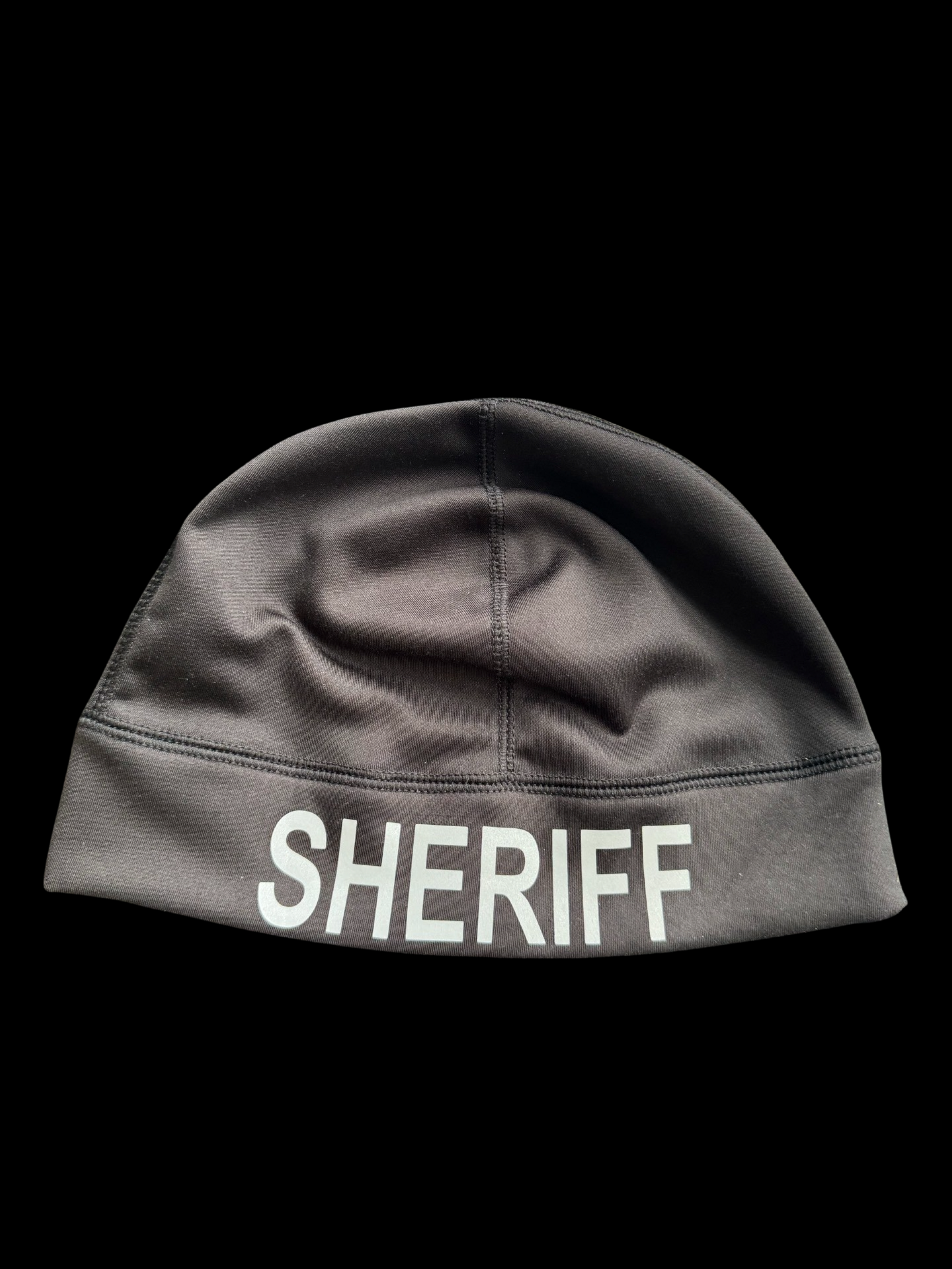 Fleece lined beanie- “SHERIFF” — VisiBlue tactical gear for law enforcement