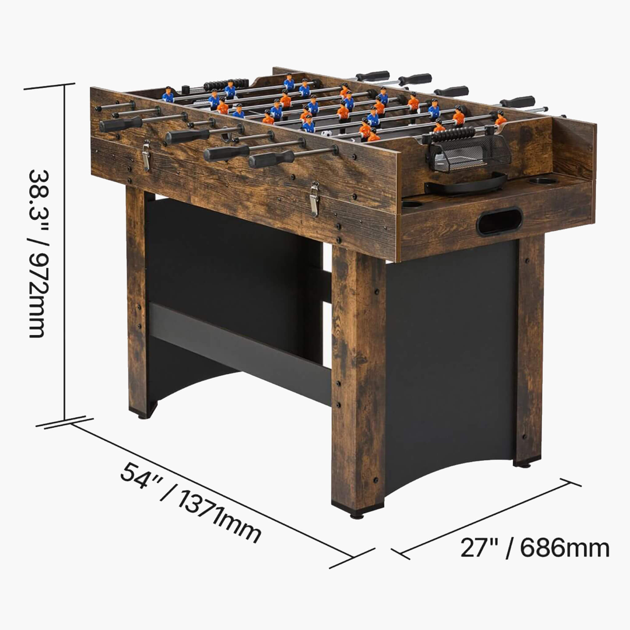 54-Inch 3-In-1 Air Hockey, Ping Pong And Foosball Table Combo (SAK14896) – SAKSBY WHOLESALE, view 11