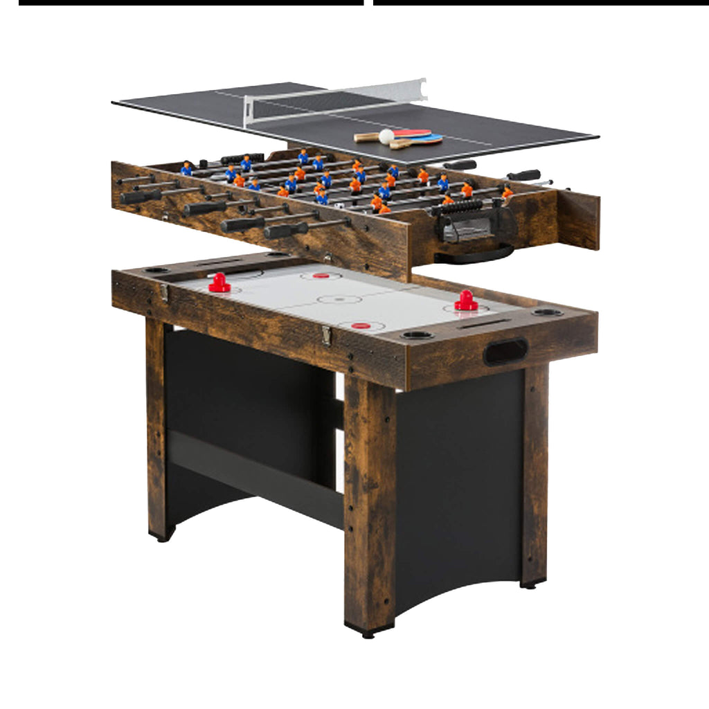 54-Inch 3-In-1 Air Hockey, Ping Pong And Foosball Table Combo (SAK14896) – SAKSBY WHOLESALE, view 7