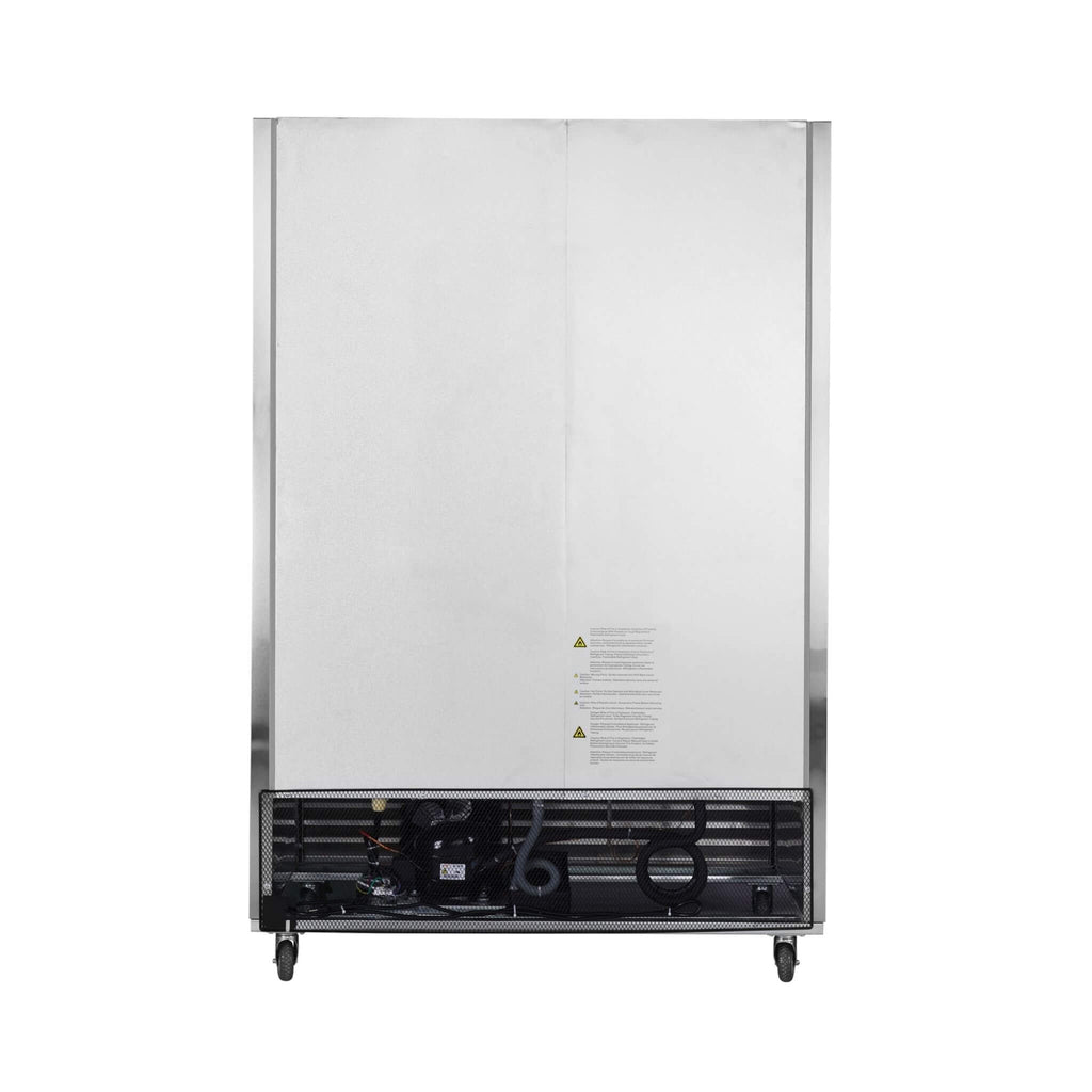 54-Inch 42.2 Cu.Ft Commercial Stainless Steel 2-Section Upright Reach-In Freezer (SAK35148) – SAKSBY WHOLESALE, view 10